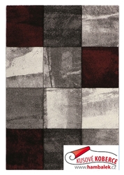 Kusový koberec Diamond 22660/951 červená/šedá