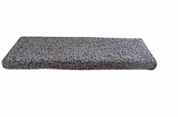 Nášlapy na schody Color Shaggy 24 x 65 obdélník šedý