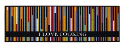 Kuchyňská předložka 899 Linea 50x150 cm vícebarevná